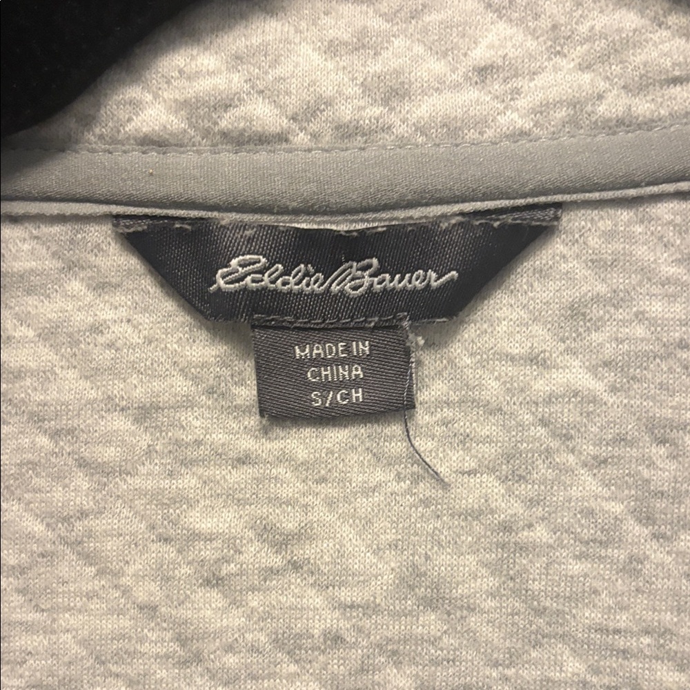 Eddie Bauer Light Gray Pullover - image 2